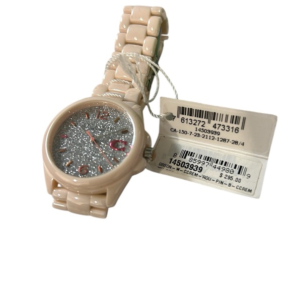 Coach Beige Glitter  Watch